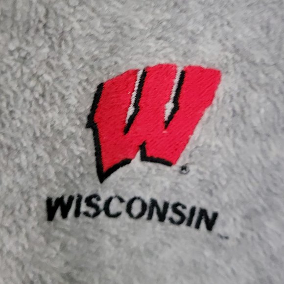 Anitigua University of Wisconsin Badgers UW Red Grey Full-Zip Jacket Size XL - Picture 2 of 11